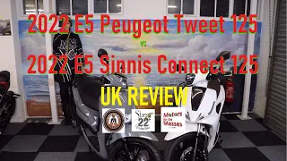 2022 Peugeot Tweet 125 VS 2022 Sinnis Connect 125