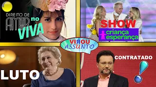 Novela DIREITO DE AMAR no VIVA I Sucesso do CRIANÇA ESPERANÇA I Luto I Geraldo Luis na Rede TV
