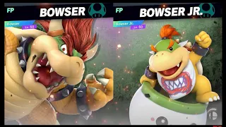 Super Smash Bros Ultimate Amiibo Fights Request #108 Bowser vs Bowser Jr