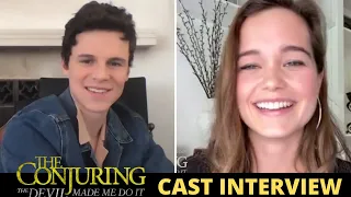 The Conjuring 3 Interview - Ruairi O'Connor and Sarah Catherine Hook