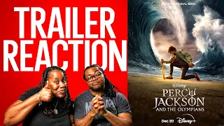 PERCY JACKSON & THE OLYMPIANS TRAILER REACTION!!