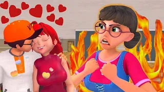 Nick Love Girlfriend - Couple Prank - SCARY TEACHER 3D |VMani English|