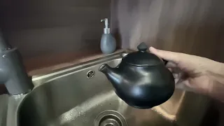 Чайник, чернолощеная керамика