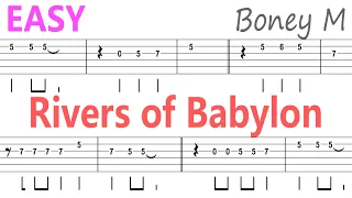 Boney M - Rivers of Babylon / Guitar Solo Tab+BackingTrack