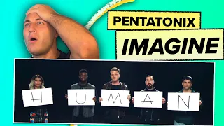 Musician's Reaction & Analysis:  PENTATONIX - IMAGINE. Was NOT ready for this.