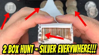 SISTER BOX SILVER!  $1000 Half Dollar Hunt with even MORE silver found!