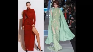 Модные вечерние платья в пол на Новый год 2019