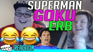 GOKU vs SUPERMAN ERB REACTION!!🔥