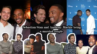 Sebastian Stan and Anthony Mackie being a married couple for 8 minutes and 47 seconds