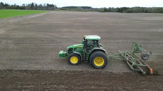 Tillage 2023, John Deere 7R 310 gen 2 with Amazone Catros⁺ 6002- 2TS