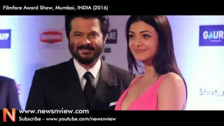 Hot Kajal Agarwal at Filmfare 2016 Red Carpet Award Show in Mumbai