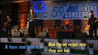 KTP General Conference 2022 || Cindy Lalthanpuii a che bawn lutuk.