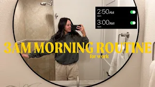 MY 3AM MORNING ROUTINE FOR WORK