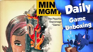 Mind MGMT - Daily Game Unboxing