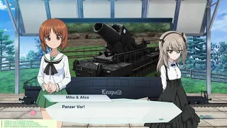 Girls und Panzer: Dream Tank Match - Story Battle (cutscene) #11 - Assault on Karl-Gerät