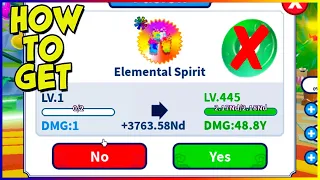 How to get a lot of FUSE EXP without ROBUX! | Got Max Level Elemental Spirit in WFS | Roblox