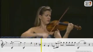 Beethoven Violin Sonata No.5 Op.24 "Spring" - Anne Sophie Mutter - Sheet Music Play Along