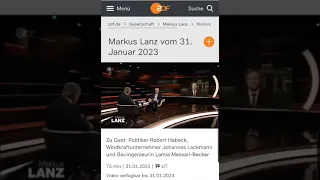 Markus Lanz 31.01.2023 Er hat es gesagt🤷🏻‍♂️