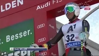 BODE MILLER IS BACK - 2013 Sölden Giant Slalom first run