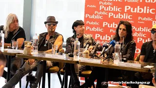 Scorpions & Alice Cooper Press conference 4/7/2022