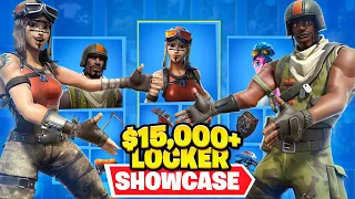 RAREST Fortnite Locker SHOWCASE! ($15,000+)