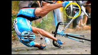 Tombos e acidentes de Bicicleta com pedal de clip.