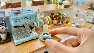 Re-Ment Mini Kitchen | Coffee & Chocolate Pancake | Mini Toy Cooking | Toy Miniatures | チョコたい焼き ASMR