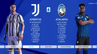 PES 2021 - Juventus vs Atalanta - Serie A TIM - Gameplay PC - C.Ronaldo vs Atalanta