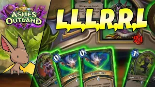 New HS Cheat Code - LLLRRL ft. Amnesiac/Zalae/Gallon | Firebat Hearthstone | Ashes of Outland