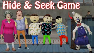 Hide And Seek Game | Free Fire | Gulli Bulli Playing Game | Gulli Bulli | Make Joke Of Horror