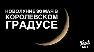 НОВОЛУНИЕ 30 мая в королевском градусе🌙Хорошая возможность изменить свою жизнь🌙Астропрогноз для всех