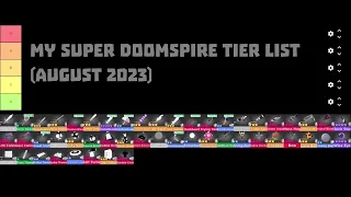 RandomCat's Super Doomspire Weapon Tier List