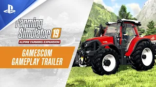 Farming Simulator 19 | Alpine Farming Expansion - Gamescom Gameplay Trailer | PS4