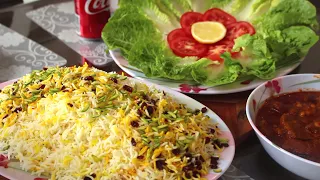 Iranian Barberry Rice With Saffron (Zereshk Polo زرشک پلو )