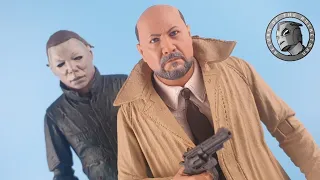 Neca Halloween 2 ultimate doctor Loomis/Michael Myers unboxing review 40th Anniversary