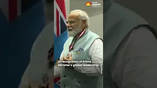 PM Narendra Modi Received The Highest Honour Of Fiji  By The PM | Jagran English | English News