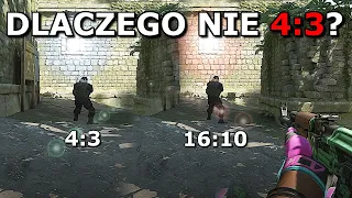 DLACZEGO NIE 4:3 w CS2? - 4:3 vs 16:10