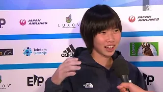 Ai Mori interview after winning the climbing WC in Koper 2022