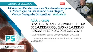 Aula 2 | Desafios da Pandemia para os Sistemas de Saúde e as Sequelas na saúde das pessoas...