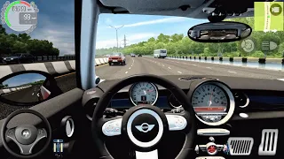 Mini Cooper Car Driving - Logitech G29 Gameplay - Realistic City Car Driving Simulator 2022