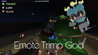 Getting Level 300 And Emote Trimping (Evade Movement Montage)