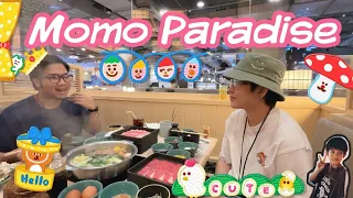 Tina lunch with Bro! At Momo Paradise 😝