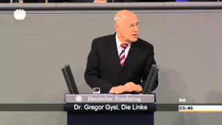 Gregor Gysi, DIE LINKE: Weltweit für die Achtung des Rechts auf Leben eintreten