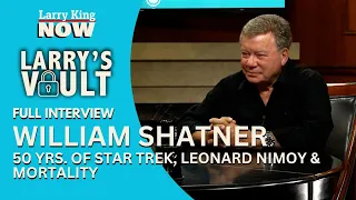 William Shatner on 50 Yrs. of Star Trek, Leonard Nimoy & Mortality