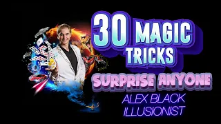 30 MAGIC TRICKS magic course from Alex Black, you will learn 30 magical secrets