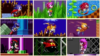 19 PLAYABLE CHARACTERS in Sonic 1