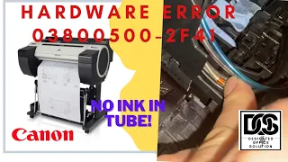 How to solve Canon iPF681/iPF650/iPF605/iPF771/iPF750 Error Code 03800500-2F41