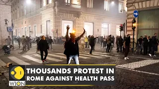 Rome: Thousands protest against extension of COVID health pass to workplaces |Latest News |WION