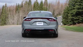 MBRP Pro Series Kia Stinger GT Catback Exhaust System Comparison