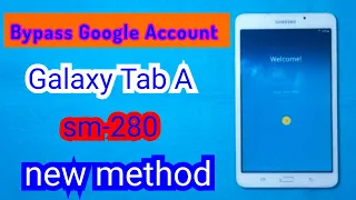 Galaxy Tab A (2016) Bypass FRP new method